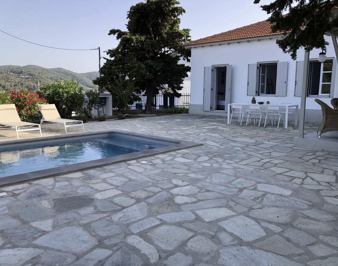 Villa Icelle Skopelos Town Sea View Swimming Pool ภายนอก รูปภาพ